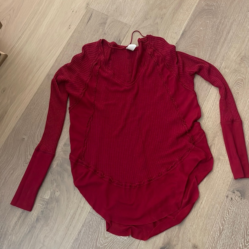 Free People size small long sleeve tee